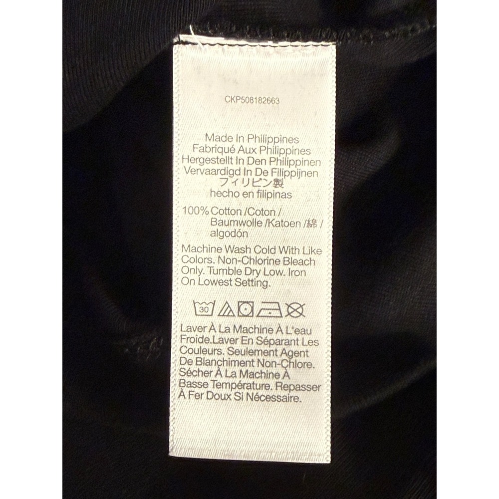 Madewell The '90s Shell Tank in Compact Cotton Black Womens Small NZ781 - Picture 8 of 8